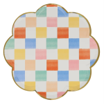 8 Piatti a Righe, Pois e Quadretti Arcobaleno