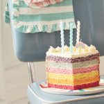 5 Candeline Arcobaleno Pastello