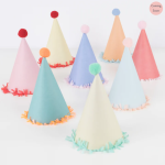 8 Cappelli da Festa Colorati con Frange