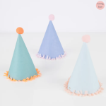 8 Cappelli da Festa Colorati con Frange