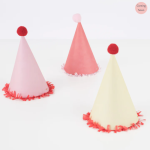 8 Cappelli da Festa Colorati con Frange