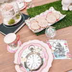 6 Mini Alzatine per Dolci Alice in Wonderland