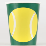 8 Bicchieri Pallina da Tennis