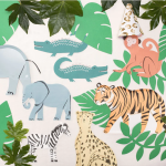 8 Tovaglioli Scimmia