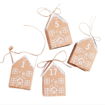 Calendario dell'Avvento Casette Pan di Zenzero