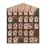 Calendario dell'Avvento Casette in Legno