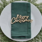 6 Segnaposto Merry Christmas