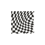 16 Tovaglioli Piccoli a Quadretti Halloween