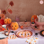 16 Tovaglioli Zucca Rosa e Arancione