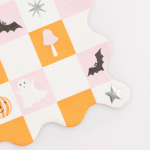 16 Tovaglioli a Quadretti Halloween