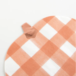 16 Tovaglioli Zucca a Quadretti