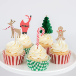 Cupcakes Kit Casa Natalizia