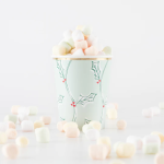 8 Bicchieri Natalizi Vintage