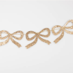 Festone Fiocchi Oro Glitter