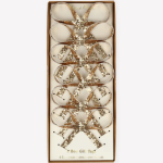 6 Fiocchi Oro per Regali di Natale