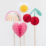 4 Cake Topper Happy Icons