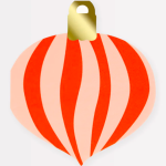 16 Tovaglioli Palline di Natale