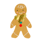 16 Tovaglioli Omini Pan di Zenzero