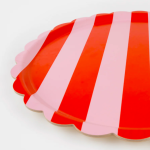 Vassoio Rosa e Rosso in Melamina