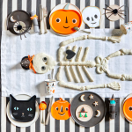 Piatto Gatto Nero in Melamina