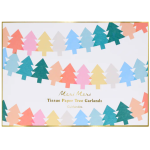 3 Festoni Alberi di Natale in Carta