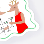 16 Tovaglioli Piccoli Renne Natalizie