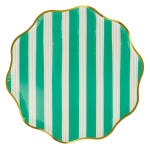 8 Piattini Natalizi a Strisce