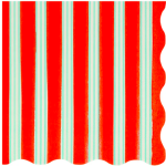 16 Tovaglioli Natalizi a Strisce