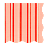 16 Tovaglioli Piccoli Natalizi a Strisce