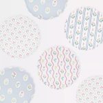 8 Piattini Fiori Bloomsbury