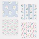 16 Tovaglioli Fiori Bloomsbury Piccoli