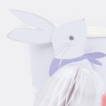 8 Bicchieri Coniglietto e Fiori