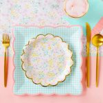 24 Tovaglioli Frange Pastello