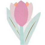 16 Tovaglioli Fiori Primavera