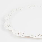 8 Piatti/Vassoi Pizzo Bianco