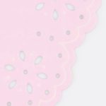 16 Tovaglioli Pizzo Pastello Piccoli