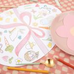 8 Tovagliette Uovo di Pasqua da Colorare