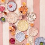 4 Piattini Liberty in Melamina