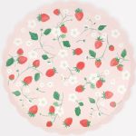 8 Piatti Fragole e Fiori