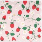 16 Tovaglioli Fragole e Fiori