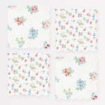 16 Tovaglioli Piccoli Bouquet Fiori