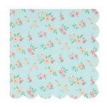 16 Tovaglioli Piccoli Fiori Vintage Pastello