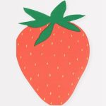 16 Tovaglioli Fragola