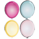 8 Piattini Palline di Natale