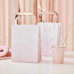 5 Party Bags Rosa e Rose Gold