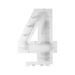 Numero 4 per Palloncini