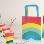 8 Rainbow Party Bags