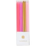 16 Candeline Rosa, Fuxia e Oro
