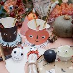 4 Palline con Sorpresa - Halloween Vintage