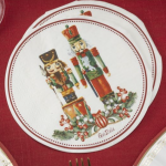 16 Tovaglioli Tondi Schiaccianoci